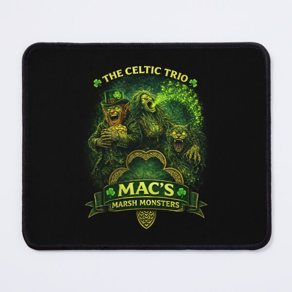 Item preview, Mac’s Marsh Monsters – Celtic Trio Crest designed and sold by MACodDesigns.