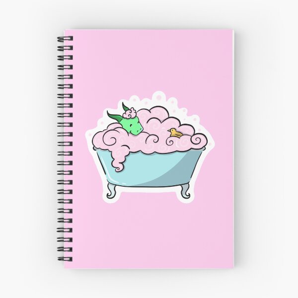 Item preview, Dragon in the Bubble Bath designed and sold by Addi Does Art.