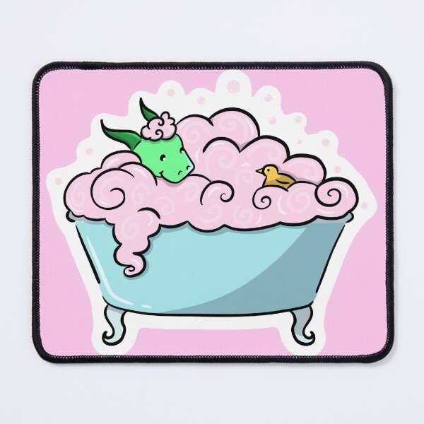 Item preview, Dragon in the Bubble Bath designed and sold by Addi Does Art.