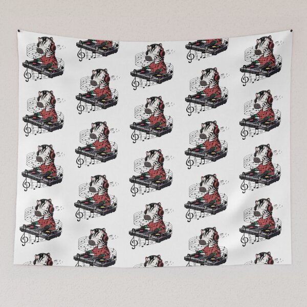 Item preview, Zebra DJ – Music Is Medicine | Spoonie Vibes Art designed and sold by ZebraDazzleDesigns.