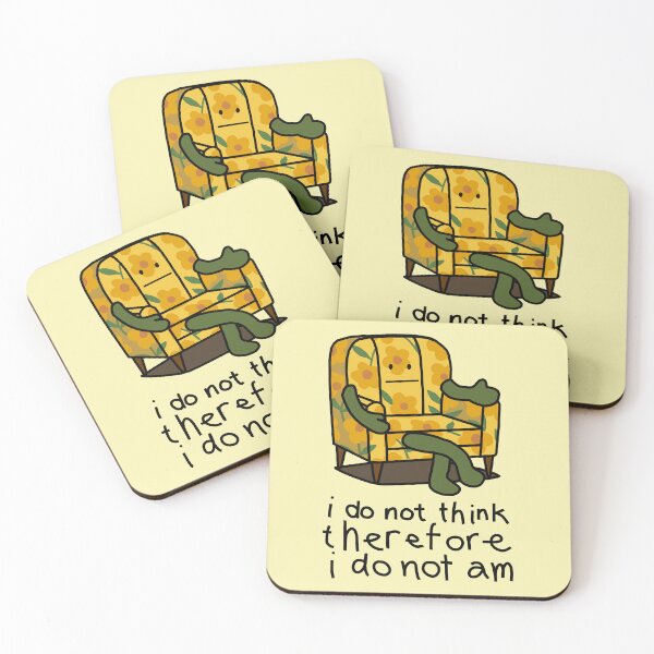 Item preview, Absurdist Humor I Do Not Think Therefore I Do Not Am designed and sold by ellenhenry.