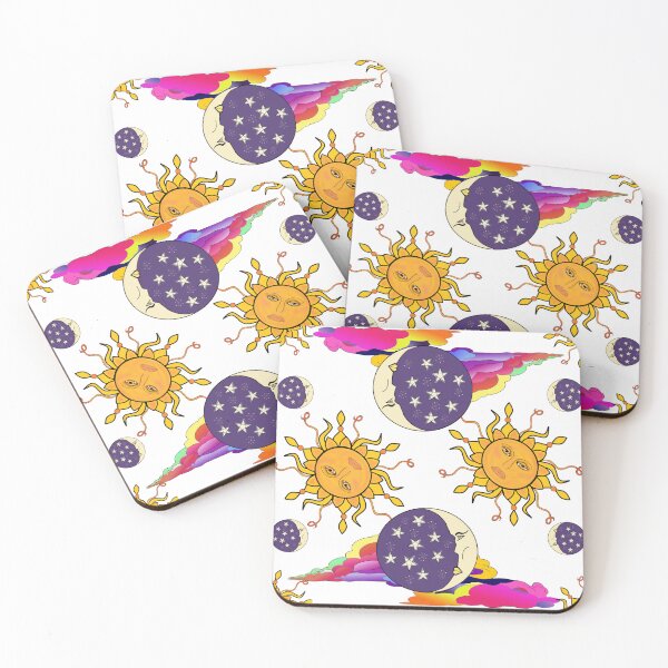 Item preview, Retro Celestial Sun Moon and Stars designed and sold by Artondra Hall.