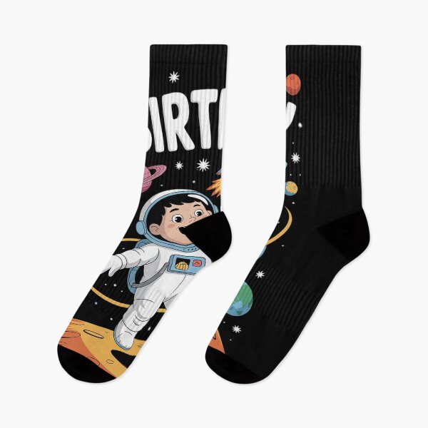Item preview, Boys 6th Birthday Astronaut Space Planets Six Years old designed and sold by DigitaldeligArt.