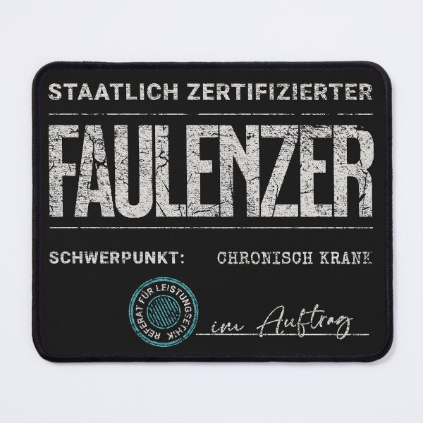 Item preview, Lazybones Certificate Chronically Ill Statement designed and sold by VariousGoodies.