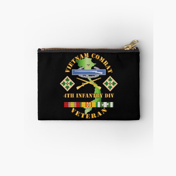 Item preview, Army - Vietnam Combat Infantry Veteran w 4th Inf Div SSI V1 designed and sold by Military Insignia Products.