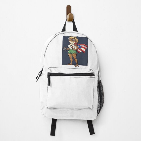 Item preview, Puerto Rico Frog Patriotic Summer Camera Football Design designed and sold by ArtFromBeyond.