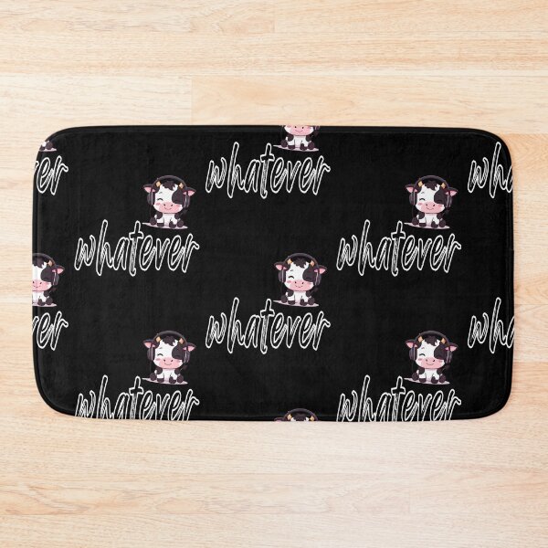 Item preview, Whatever - your rules, cow with headphones designed and sold by LiskoDesign.