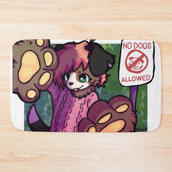 Item preview, No Dogs Allowed designed and sold by PatchyLaCow.