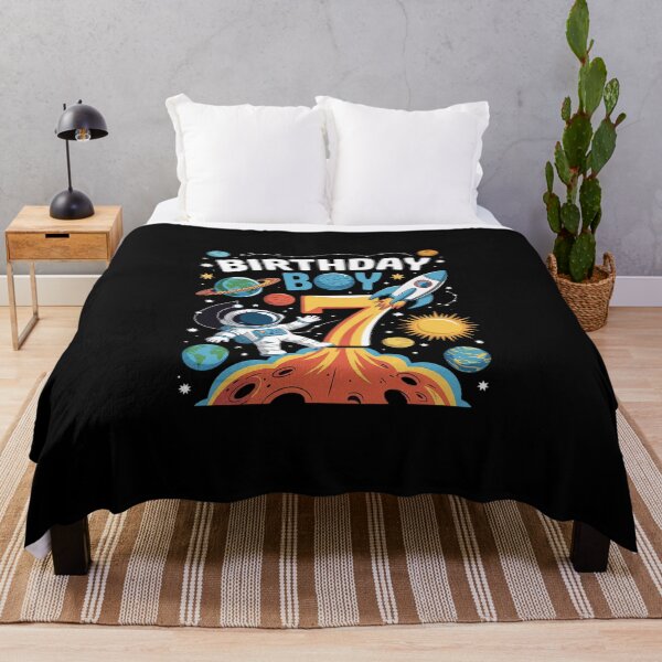 Item preview, Boys 7th Birthday Astronaut Space Planets Seven Years old designed and sold by DigitaldeligArt.
