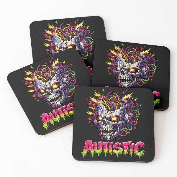 Item preview, Autistic – Electric Abstract Neurodiversity designed and sold by SidTastic .
