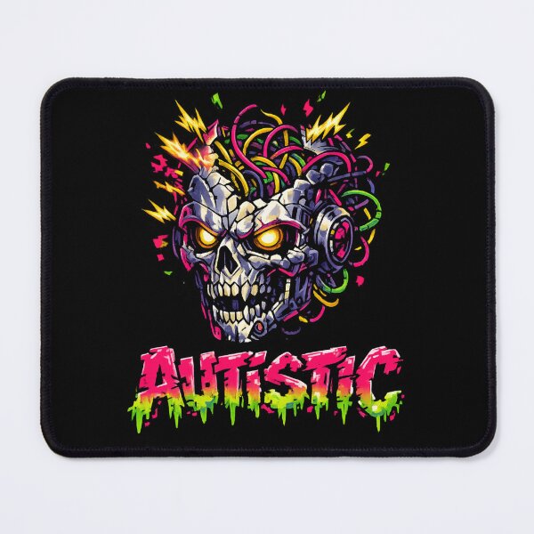 Item preview, Autistic – Electric Abstract Neurodiversity designed and sold by SidTastic .