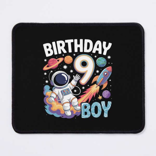 Item preview, Boys 9th Birthday Astronaut Space Planets Nine Years old T designed and sold by DigitaldeligArt.