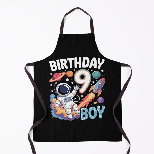 Item preview, Boys 9th Birthday Astronaut Space Planets Nine Years old T designed and sold by DigitaldeligArt.