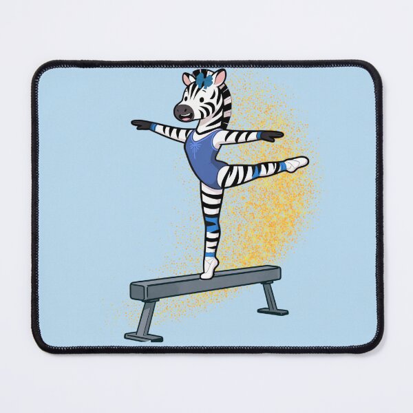 Item preview, Balance Beam Zebra – Strength with Hypermobility designed and sold by ZebraDazzleDesigns.