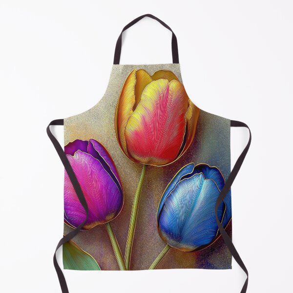 Artikelvorschau, Elegante Tulpen in Lila, Rot und Blau entworfen und verkauft von MargaretWiktor.