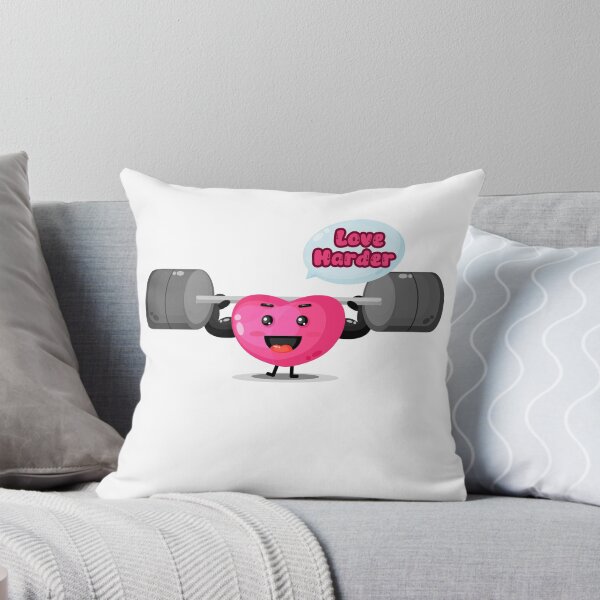 Item preview, Love Harder heart with barbell designed and sold by Shop_Bagniak.