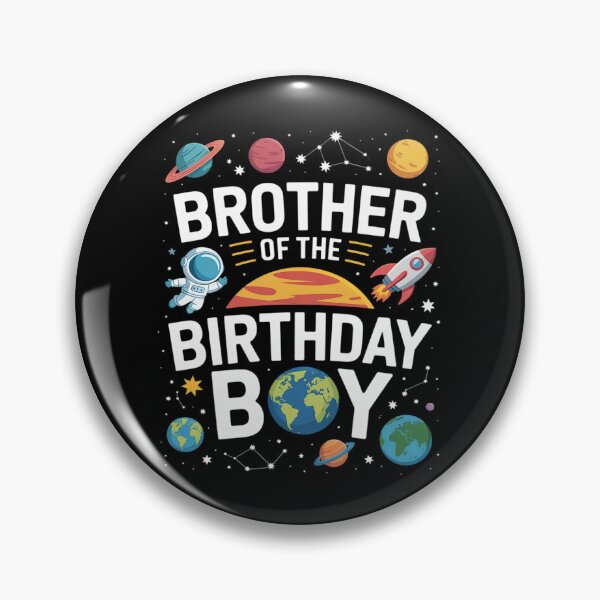 Item preview, Brother Of The Birthday Boy Astronaut Family Space Planets designed and sold by DigitaldeligArt.