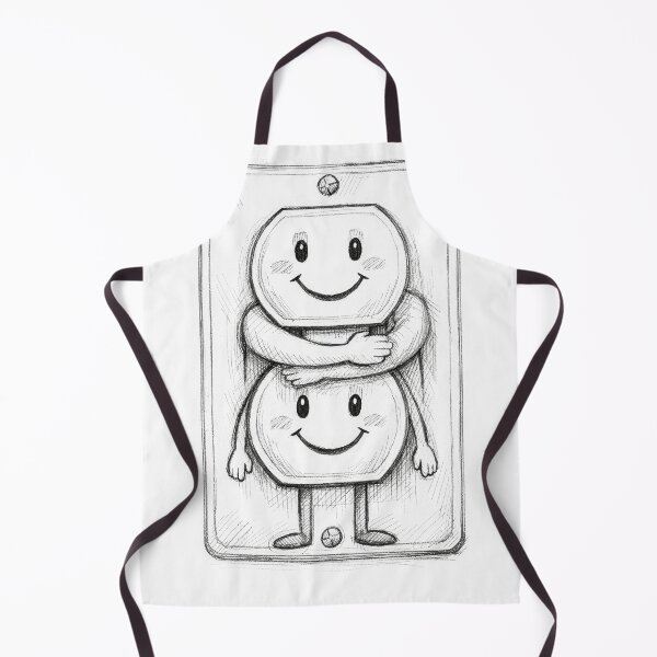 Item preview, Electrical Outlet With Faces and Hug designed and sold by Maria Dryfhout.