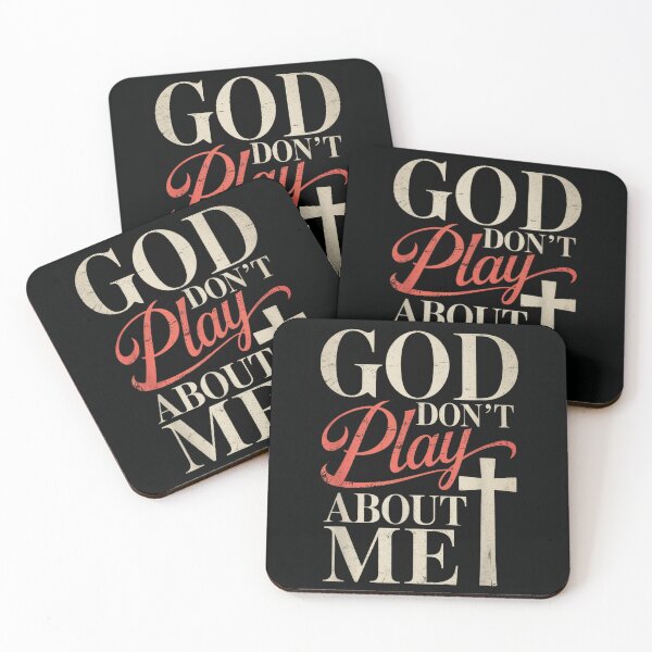 Item preview, God Don’t Play About Me Religious Faith Christian Spiritual Gospel Quote designed and sold by LeonellDavy.