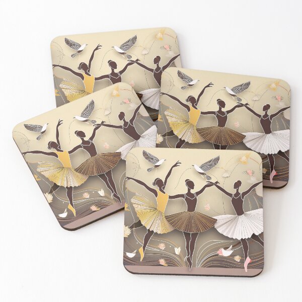 Item preview, Dancers Tapestry, duvet cover, throw blanket, shower curtain designed and sold by CharlottePlaceArt.