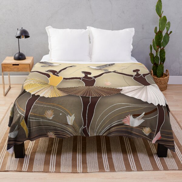Item preview, Dancers Tapestry, duvet cover, throw blanket, shower curtain designed and sold by CharlottePlaceArt.
