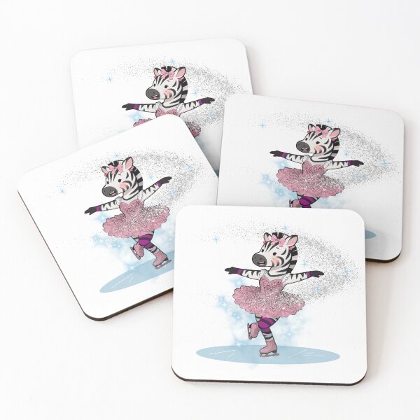 Item preview, Ice Skating Zebra – Grace with Chronic Illness designed and sold by ZebraDazzleDesigns.