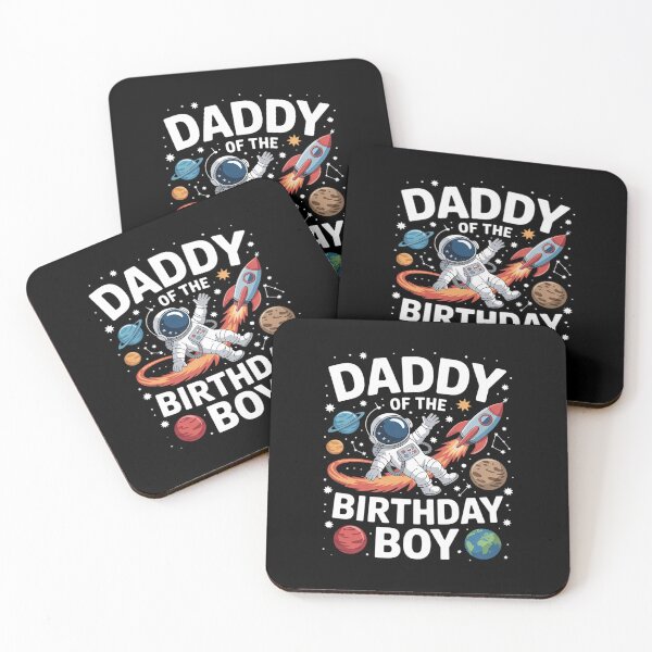 Item preview, Daddy Of The Birthday Boy Astronaut Family Space Planets 2 designed and sold by DigitaldeligArt.