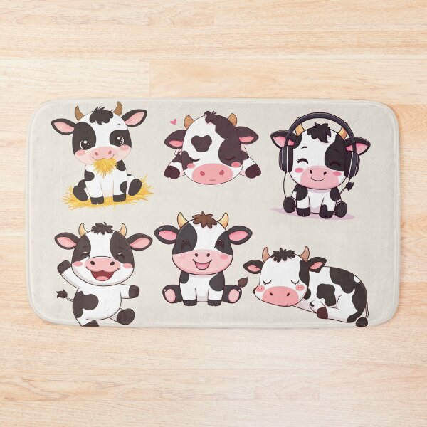 Item preview, Nine funny cows, kawaii designed and sold by LiskoDesign.