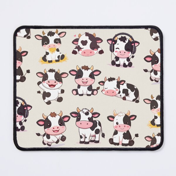 Item preview, Nine funny cows, kawaii designed and sold by LiskoDesign.