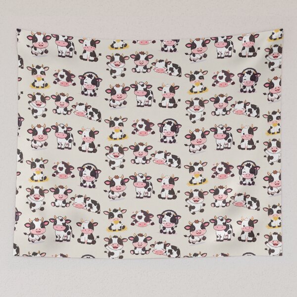 Item preview, Nine funny cows, kawaii designed and sold by LiskoDesign.