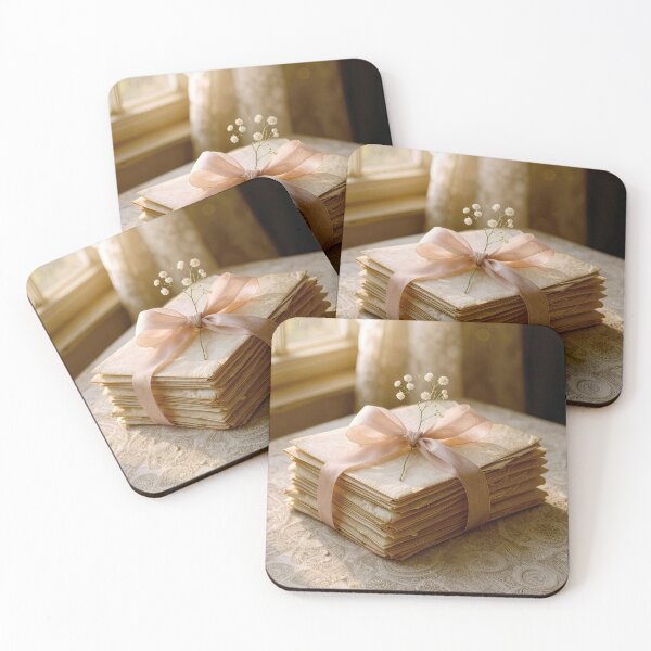 Item preview, Old Envelopes Tied with Pink Ribbon  designed and sold by Maria Dryfhout.