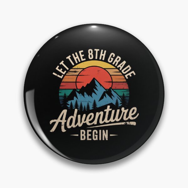 Item preview, Let the 8th Grade Adventure Begin First Grade Teacher designed and sold by MarkLeedsArt.