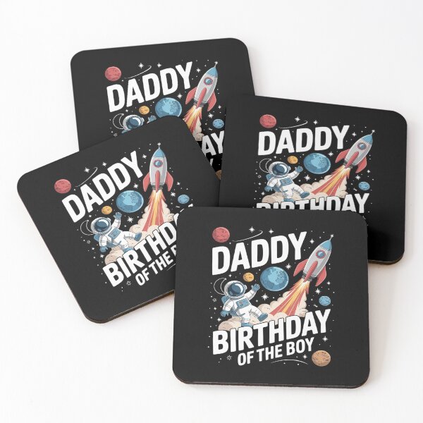 Item preview, Daddy Of The Birthday Boy Astronaut Family Space Planets designed and sold by DigitaldeligArt.