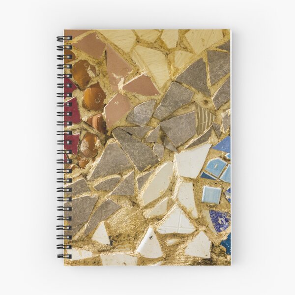 Item preview, Colorful Mosaic Tile Pattern With Broken Ceramics In Earthy Reds Blues And Bright Accents designed and sold by Nmallia.