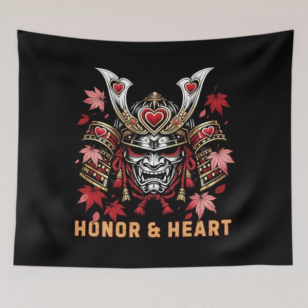 Item preview, Honor & Heart Samurai – Warrior Spirit designed and sold by SidTastic .