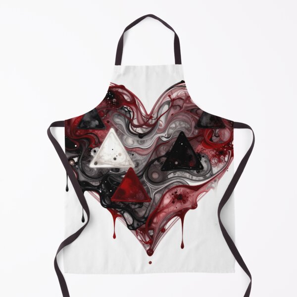 Item preview, triangular pulse colorful heart shaped geometric abstract design designed and sold by SmashingDeals.