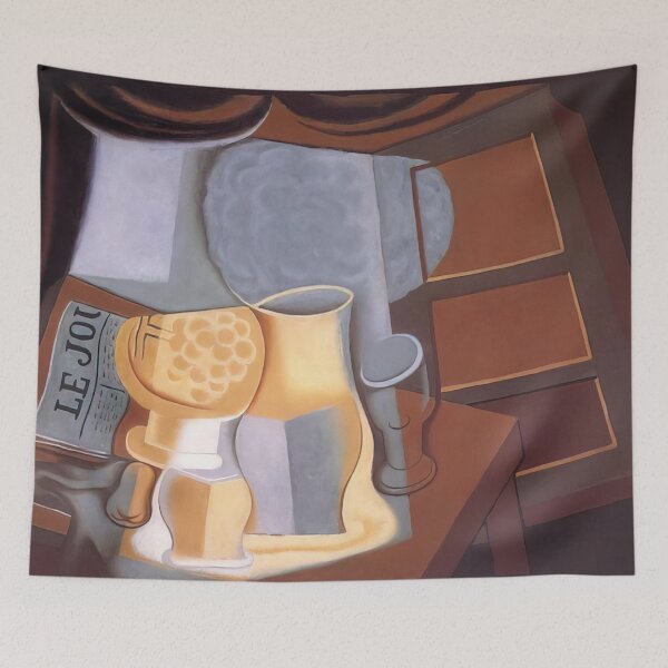 Aperçu de l'œuvre Juan Gris La table devant la fenêtre créée et vendue par melaartni.