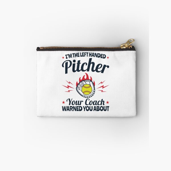 Item preview, I'm the Left Handed Pitcher Your Coach Warned You About Softball  designed and sold by jaygo.