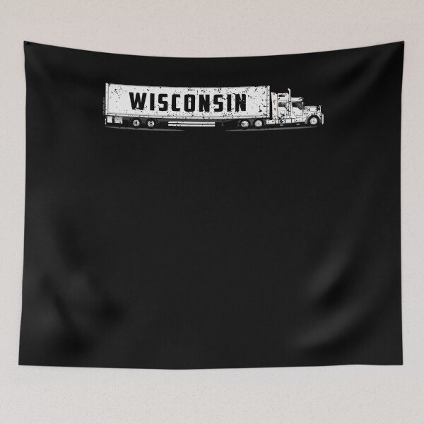 Artikelvorschau, Big Rig Truck CDL Lizenz Wisconsin CDL Training Shirt Geschenk entworfen und verkauft von shoppzee.