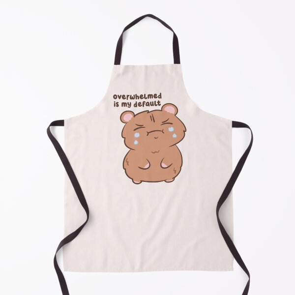 Item preview, overwhelmed is my default crying hamster designed and sold by kaybowzie.
