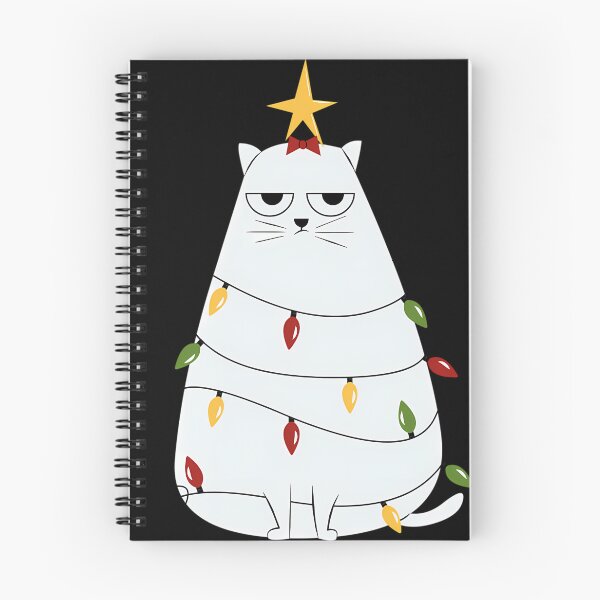 Item preview, Grumpy Christmas Cat designed and sold by elevatingart.