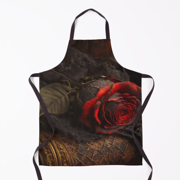 Item preview, Vintage Dark Red Rose designed and sold by Lovemountain.