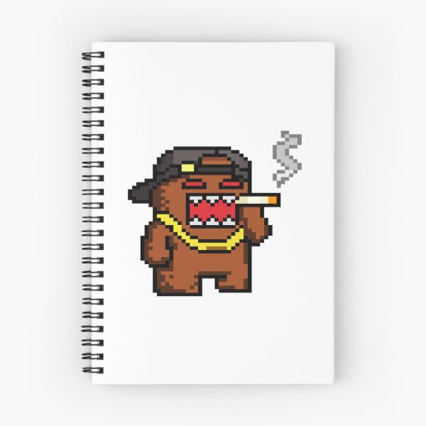 Aperçu de l'œuvre Monstre ours fumeur pixelisé créée et vendue par Dantonepixel.