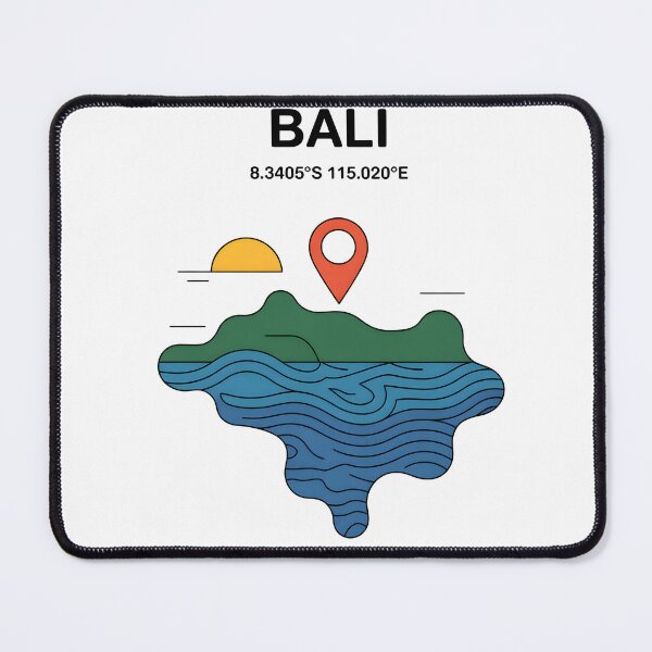 Item preview, Bali Indonesia Coordinate Sunset Beach designed and sold by MooonTees.