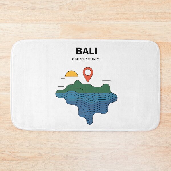 Item preview, Bali Indonesia Coordinate Sunset Beach designed and sold by MooonTees.