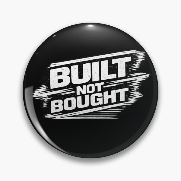 Item preview, Built Not Bought Car Builder Sticker | Garage Life Project Car Design designed and sold by Wolf Garage.