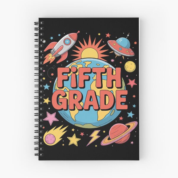 Item preview, Fifth Grade Rocket Blast Off Outer Space Teacher designed and sold by DigitaldeligArt.