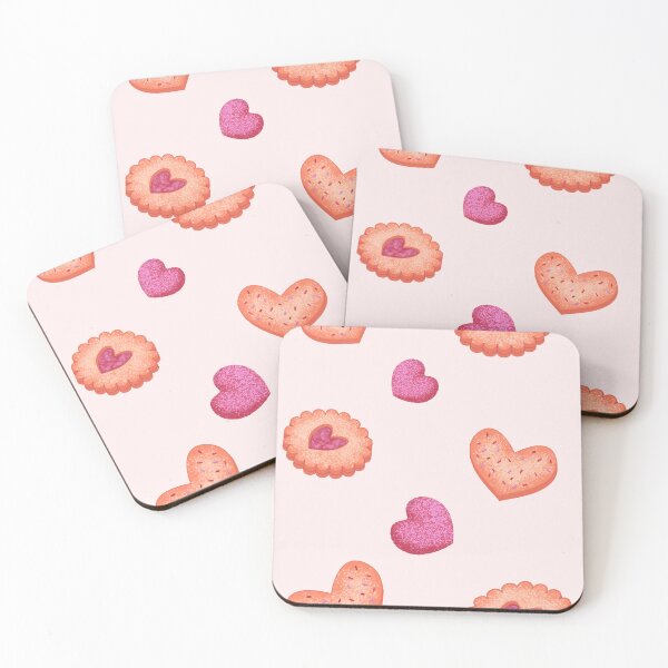 Item preview, Valentine's Day cookie - Pink - Light background designed and sold by Houst-cn.
