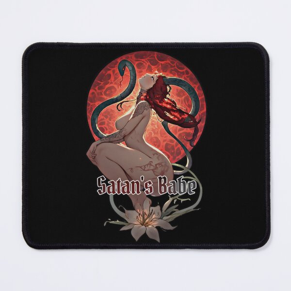 Item preview, Satan’s Babe | Dark Gothic Symbol Art designed and sold by Neer arts.