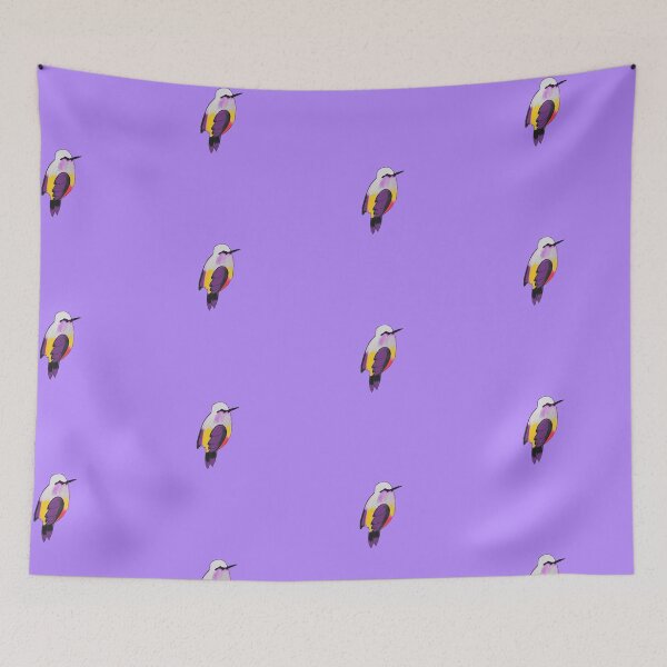Item preview, Purple Watercolor Mini Bird Design Animal Stickers Prints Posters Wall Art Magnet Home Coffee Cup Decoration TShirt Stationary Notebook Magnet Hat Kitchen Work School Office Redbubble Shop designed and sold by Saritas Boutique Shop.